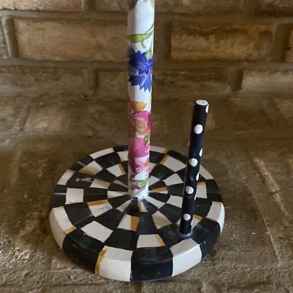 Hand PaintedPaper Towel Holder - Picture 2 of 4